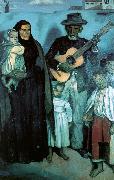 Emile Bernard Spanish Musicians oil